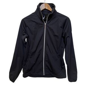 Cross Golf Sportswear Windbreaker Jacket Sweden Water Resistant Black Women’s M